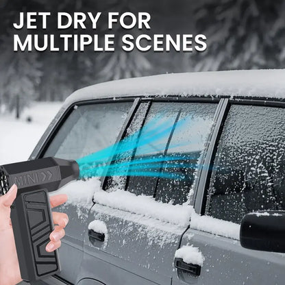 [130K RPM Electric Air Duster] USB-C Rechargeable 4-Speed Adjustable Electric Air Duster with 130,000 RPM Turbo Jet